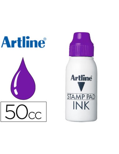 CI | Tinta tampon artline violeta -frasco de 50 cc