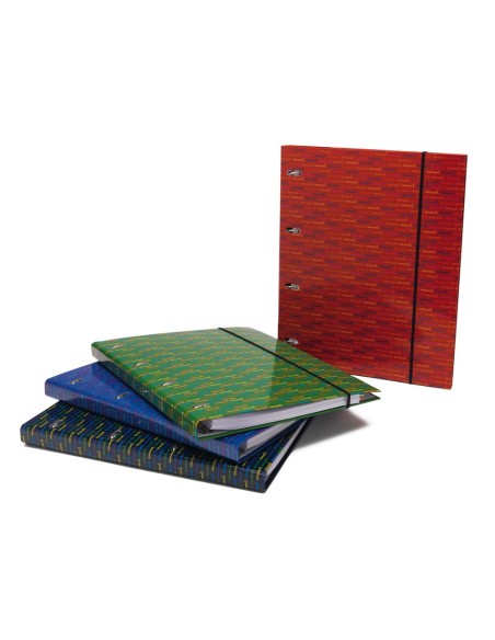 CI | Carpeta con recambio liderpapel a5 cuadro 5mm forrada 4 anillas 20mm