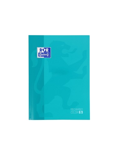 CI | Recambio color oxford din a4 80 hojas 90 gr optik paper cuadros 5mm 4 taladros