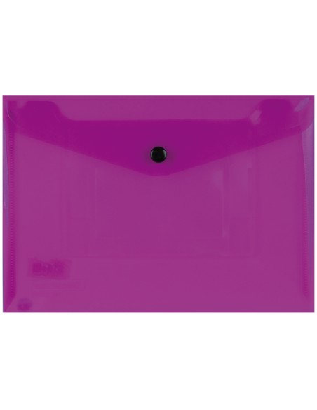 CI | Carpeta liderpapel dossier broche 34356 polipropileno din a5 violeta transparente