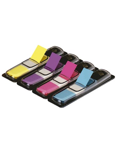 CI | Banderitas separadoras 683-4ab dispensador 4 colores brillantes