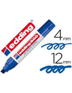 CI | Rotulador edding marcador permanente 800 azul -punta...