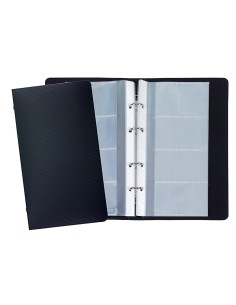 CI | Tarjetero liderpapel 4 anillas 15 fundas de 4... 2