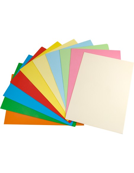 CI | Papel color liderpapel a4 80g/m2 25 colores surtidos paquete de 100