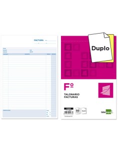 CI | Talonario liderpapel facturas folio original y copia...