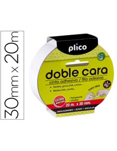 CI | Cinta adhesiva plico doble cara 30mm x 20m