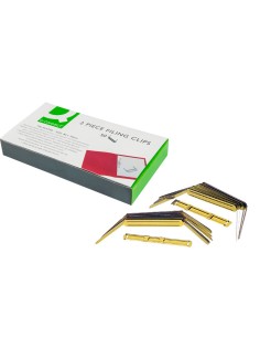 CI | Encuadernador fastener q-connect dorado caja de 50 2