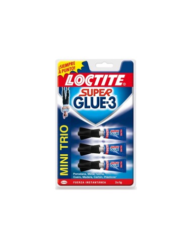 CI | Pegamento loctite super glue -3 1g blistes mini trio
