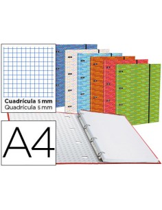 CI | Carpeta con recambio liderpapel a4 cuadro 5mm...