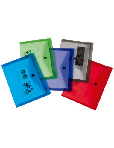 CI | Carpeta liderpapel dossier broche polipropileno din a6 12 colores surtidos
