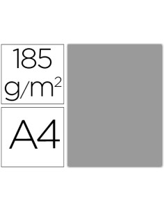 CI | Cartulina guarro din a4 gris perla 185 gr paquete 50 h