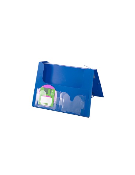 CI | Carpeta liderpapel portadocumentos 36902 polipropileno din a4 azul lomo 50 mm