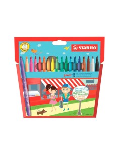 CI | Rotulador stabilo power caja de 18 colores 2