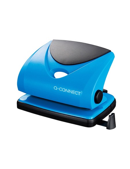 CI | Taladrador q-connect kf02155 azul -abertura 2 mm -capacidad 20 hojas