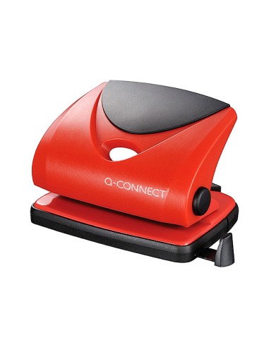 CI | Taladrador q-connect kf02156 rojo -abertura 2 mm -capacidad 20 hojas
