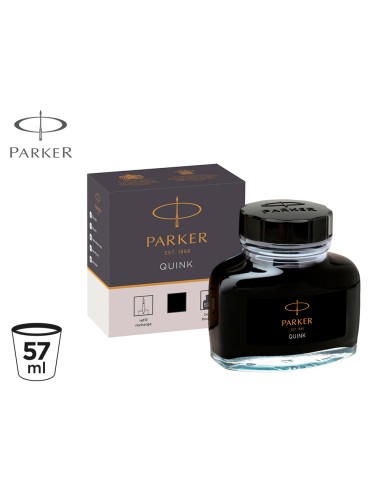CI | Tinta estilografica parker negra -frasco