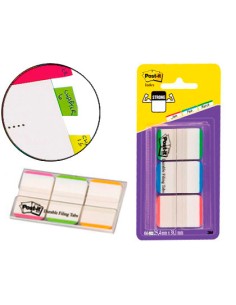 CI | Banderitas separadoras post-index verde rojo y azul...