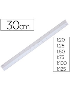 CI | Escala faber plastico 153-a -1:20-25-50-75-100-125