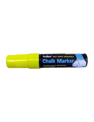 CI | Rotulador artline pizarra verde negra epw-12 mm color amarillo