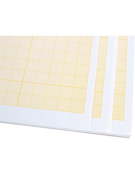 CI | Bloc papel milimetrado liderpapel encolado 297x420mm 50 hojas 80g/m2