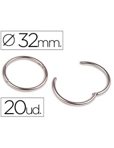 CI | Anillas bisagra liderpapel niqueladas n.3 diametro...