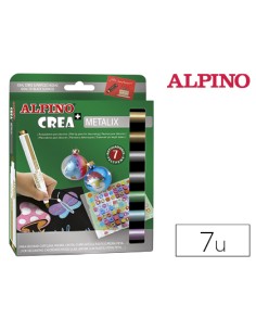 CI | Rotulador alpino crea metalix caja de 7 colores
