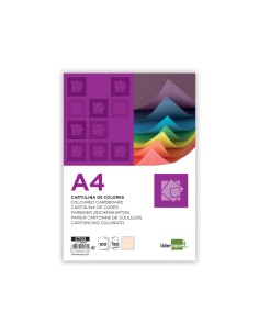 CI | Cartulina liderpapel a4 180g/m2 crema paquete de 100 2