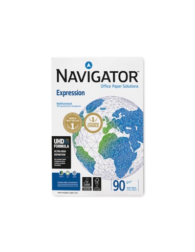 CI | Papel fotocopiadora navigator din a4 90 gramos paquete de 500 hojas