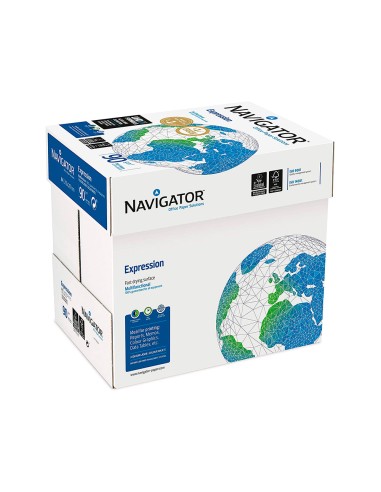 CI | Papel fotocopiadora navigator din a4 90 gramos paquete de 500 hojas