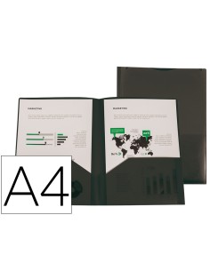 CI | Carpeta liderpapel dossier dos bolsas canguro...