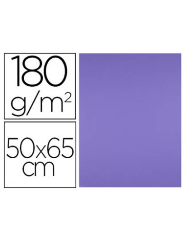 CI | Cartulina liderpapel 50x65 180 gr purpura paquete de 25