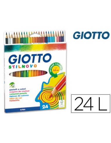 CI | Lapices de colores giotto stilnovo 24 colores unidad