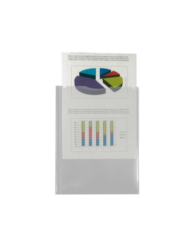 CI | Carpeta liderpapel dossier dos bolsas canguro 45684 polipropileno din a4 transparente