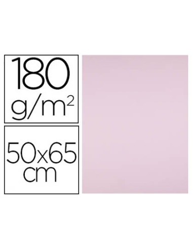 CI | Cartulina liderpapel 50x65 cm 180g/m2 rosa paquete de 25