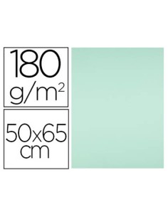 CI | Cartulina liderpapel 50x65 cm 180g/m2 verde paquete...