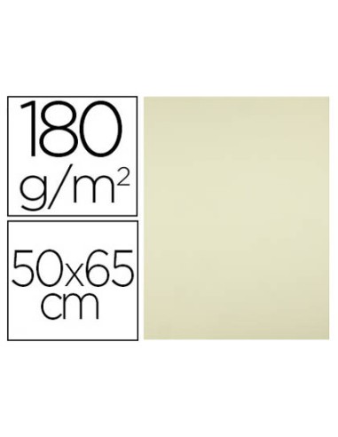 CI | Cartulina liderpapel 50x65 cm 180g/m2 amarillo paquete de 25