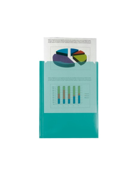 CI | Carpeta liderpapel dossier dos bolsas canguro 45683 polipropileno din a4 verde