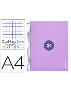 CI | Cuaderno espiral liderpapel a4 micro antartik tapa...