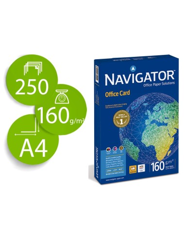 CI | Papel fotocopiadora navigator din a4 160 gramos papel multiuso ink-jet y laser-paquete de 250 hojas