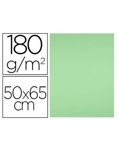 CI | Cartulina liderpapel 50x65 cm 180g/m2 verde hierba paquete de 25