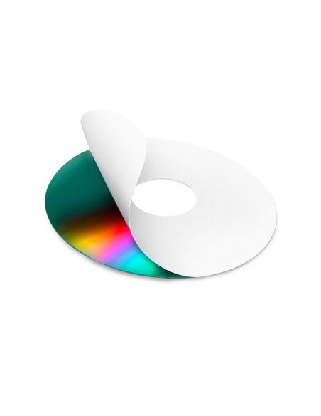 CI | Etiqueta adhesiva q-connect kf01579 -tamaño cd-rom -fotocopiadora -laser -ink-jet-caja con 25 h/50 etiquetas