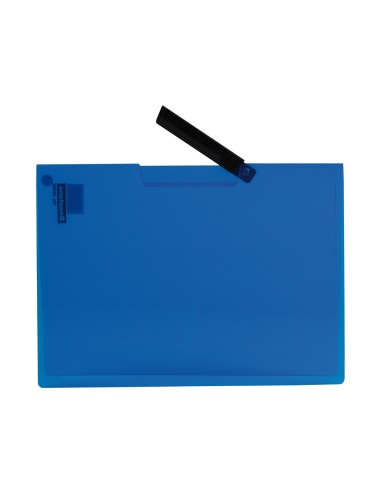 CI | Carpeta liderpapel dossier pinza lateral 35482 polipropileno din a4 azul 30 hojas pinza giratoria