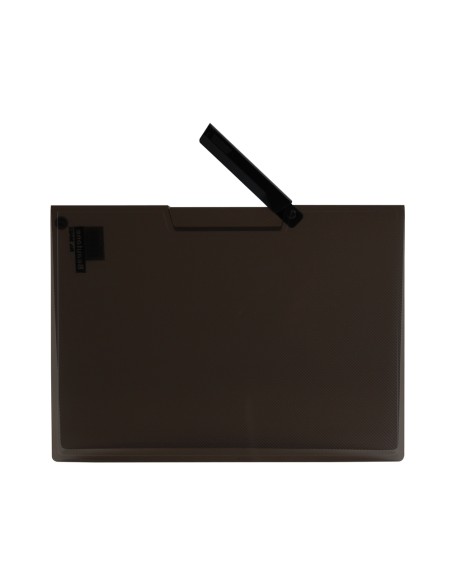 CI | Carpeta liderpapel dossier pinza lateral 35485 polipropileno din a4 negra 30 hojas pinza giratoria