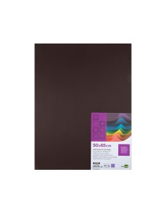 CI | Cartulina liderpapel 50x65 180 gr marron paquete de 25 2