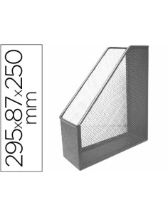 CI | Revistero metalico q-connect rejilla gxa29 gris...