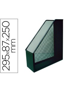 CI | Revistero metalico q-connect rejilla gxa29 negro...