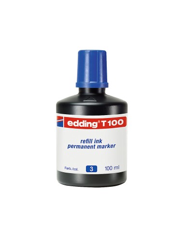 CI | Tinta rotulador edding t-100 azul -frasco...