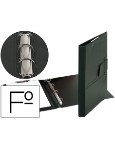 CI | Carpeta 4 anillas 25 mm lengueta miniclip plastico...