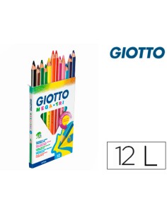 CI | Lapices de colores giotto mega tri caja de 12...