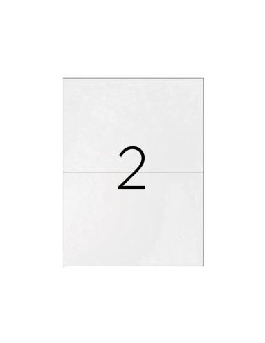 CI | Etiqueta adhesiva q-connect kf10662 tamaño 210x148,5 mm fotocopiadora laser ink-jet caja con 100 hojas din a4